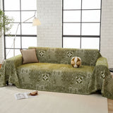 Copridivano – Verde Boho Rustico