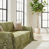 Copridivano – Verde Boho Rustico