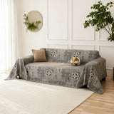 Copridivano – Grigio Boho Rustico