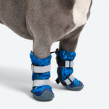 Stivaletti da pioggia per cani, Scarpette impermeabili per cani - Camo Blu