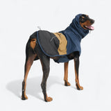 Impermeabile per cani Breatheshield™ - Blu Oro Nero