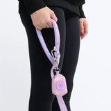 Guinzaglio multifunzione 4-in-1 a mani libere e porta-sacchetti – Lilla