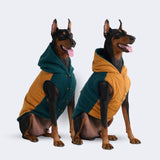 Giacca reversibile - Verde e arancione