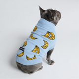 Maglione per cane lavorato a maglia - Banana