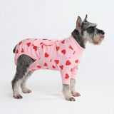 Pink Hearts Surgical Suit||size:M