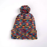 Cappello con pompon umano (multicolore)