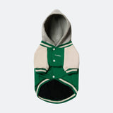 Giacca varsity per cani - Verde