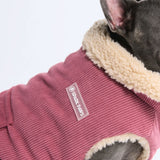 Giacca in Corduroy con Sherpa - Rosa