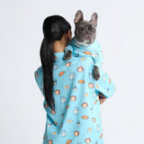 Top del pigiama umano - Colazione - Blu