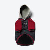 Giacca universitaria per cani - Grigio Rosso