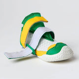 Scarpe per cani Hot Pavement Pawtector - Verde Giallo