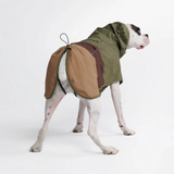 Dog Raincoat - Green Brown||size:S,M,L,XL,2XL,3XL,4XL