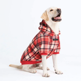 Red Plaid Hoodie||size:2XL