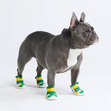 Scarpe per cani Hot Pavement Pawtector - Verde Giallo