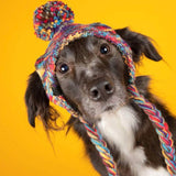 Cappello per cani Pom Pom in Maglia