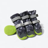 Stivali per cani Flex Shell resistenti all'acqua - Camo Grigio