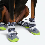 Stivaletti da pioggia per cani, Scarpette impermeabili per cani - Camo Grigio