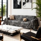 Copridivano – Nero Boho Rustico