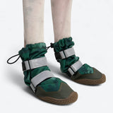 Stivali per cani Flex Shell resistenti all'acqua - Camo Verde