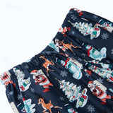 Human Pajama Pants - Retro Santa||size:S,M,L,XL,2XL