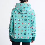 Felpa natalizia con cappuccio – Allegria delle feste