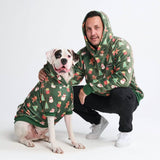 Felpa natalizia con cappuccio – Pan di zenzero