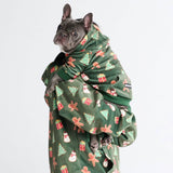 Felpa natalizia con cappuccio – Pan di zenzero