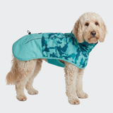 Dog Raincoat - Camo Teal||size:2XL