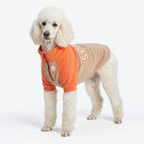 Orange Tan Plush Fleece Dog Sweater||size:2XL