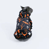 Felpa con cappuccio per cani di Halloween - Nero