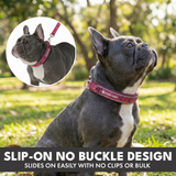 Fuchsia Camo Martingale Collar||size:A,B