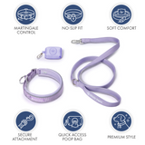 Lilac Martingale Collar||size:A,B,C,D,E