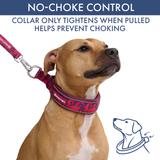 Fuchsia Camo Martingale Collar||size:C,D,E