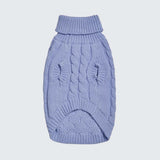 Maglione a trecce per can - Blu