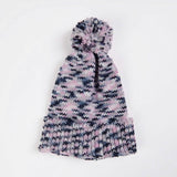 Cappello con pompon umano (multicolore)