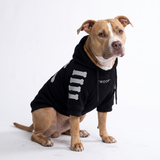 Woof Black Hoodie||size:4XL