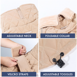 Beige Quilted Winter Jacket||size:S,M,L,XL,2XL,3XL,4XL