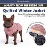 Pink Quilted Winter Jacket||size:S,M,L,XL,2XL,3XL,4XL