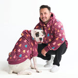 Felpa natalizia con cappuccio – Alberi di zucchero