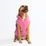 Giacca Teddy Sherpa - Rosa scuro