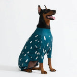 Pigiama di Natale per cane - Pini Ghiacciati