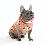 Maglione natalizio a maglia per cani – Babbo Natale & Rudolph