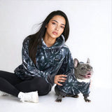 Felpe Concrete Wood per cani – Asfalto