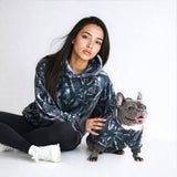 Felpe Concrete Wood per cani – Asfalto