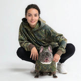 Felpe Concrete Wood per cani – Muschio