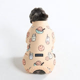 Pigiama per Cani - Biscotti e Latte