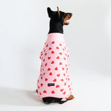 Pigiama per Cani - Cuori Rosa