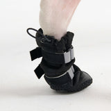 Stivaletti da pioggia per cani, Scarpette impermeabili per cani - Nero