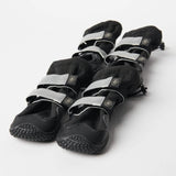 Stivali per cani resistenti all'acqua con struttura flessibile - Nero