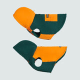 Giacca reversibile - Verde e arancione